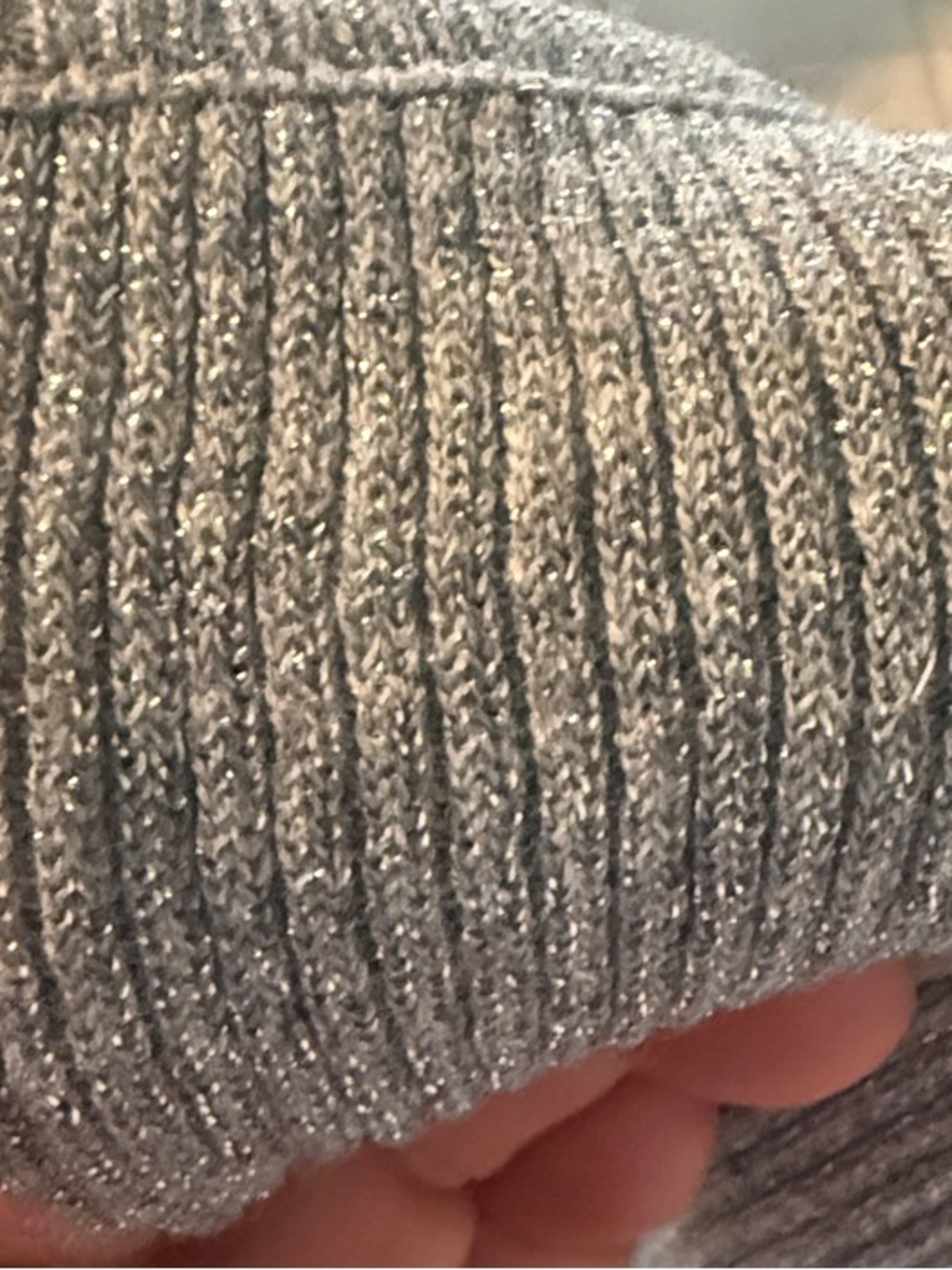 Club Monaco Gray Ribbed Racerback Tank Top - Picture 6 of 7